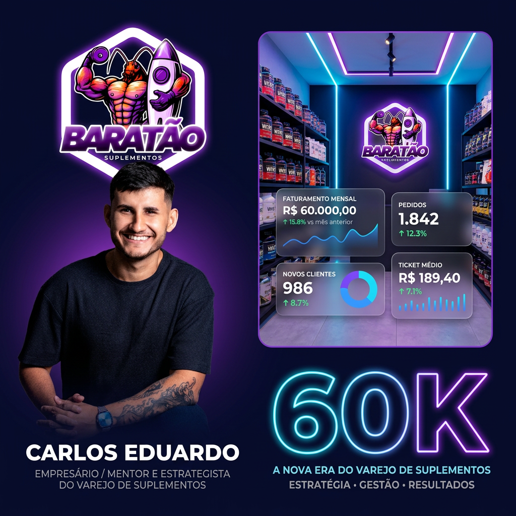 Assessoria Rocket para lojas de suplementos